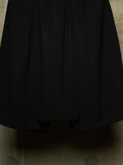 Rick Owens "FOREVER" Drop-Crotch Wool Blend Athletic Pod Shorts