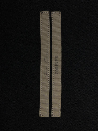 Rick Owens "FOREVER" Drop-Crotch Wool Blend Athletic Pod Shorts