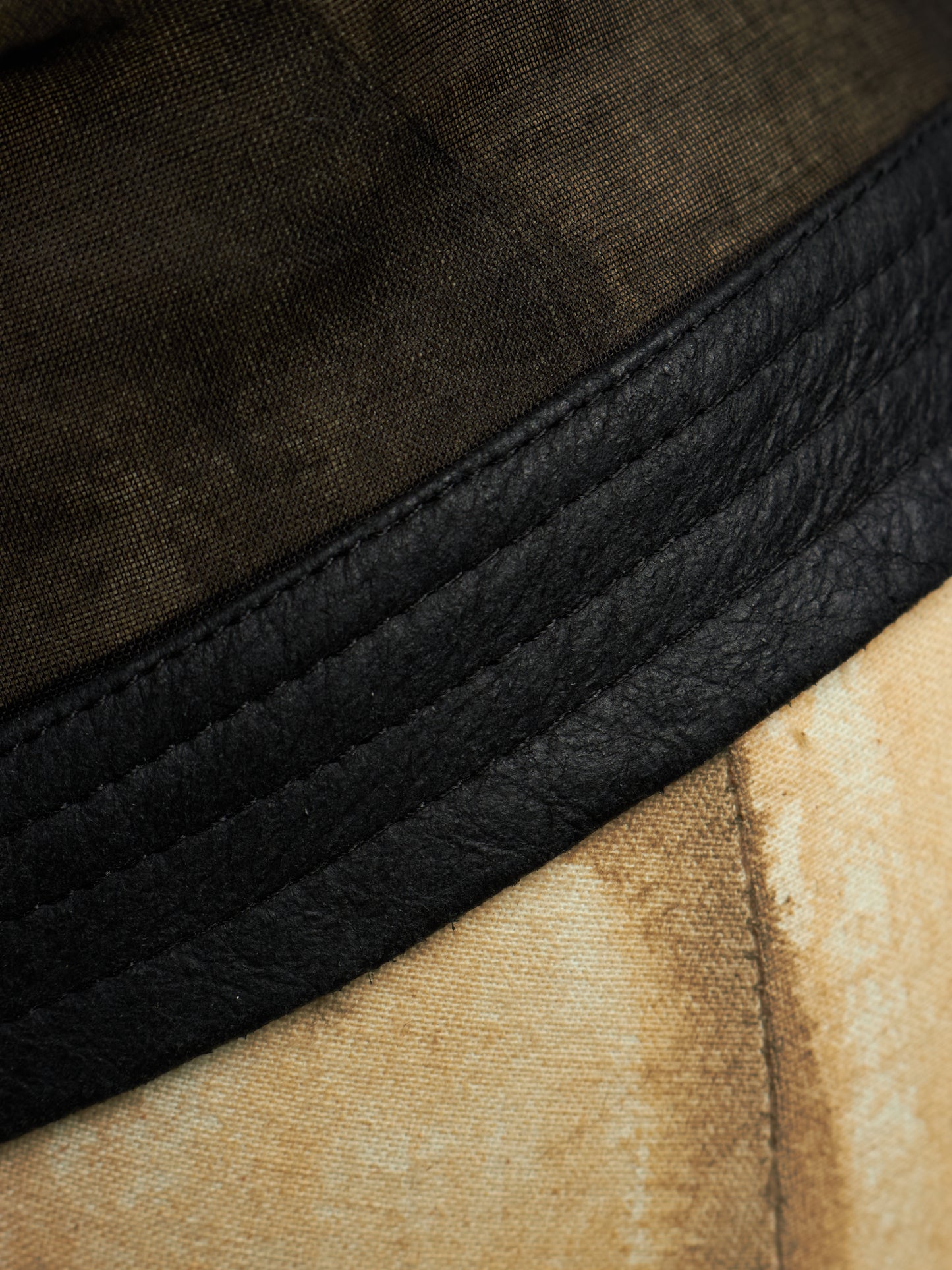 Rick Owens SS13 "ISLAND" Black Cotton Lamb Leather Nun Hat