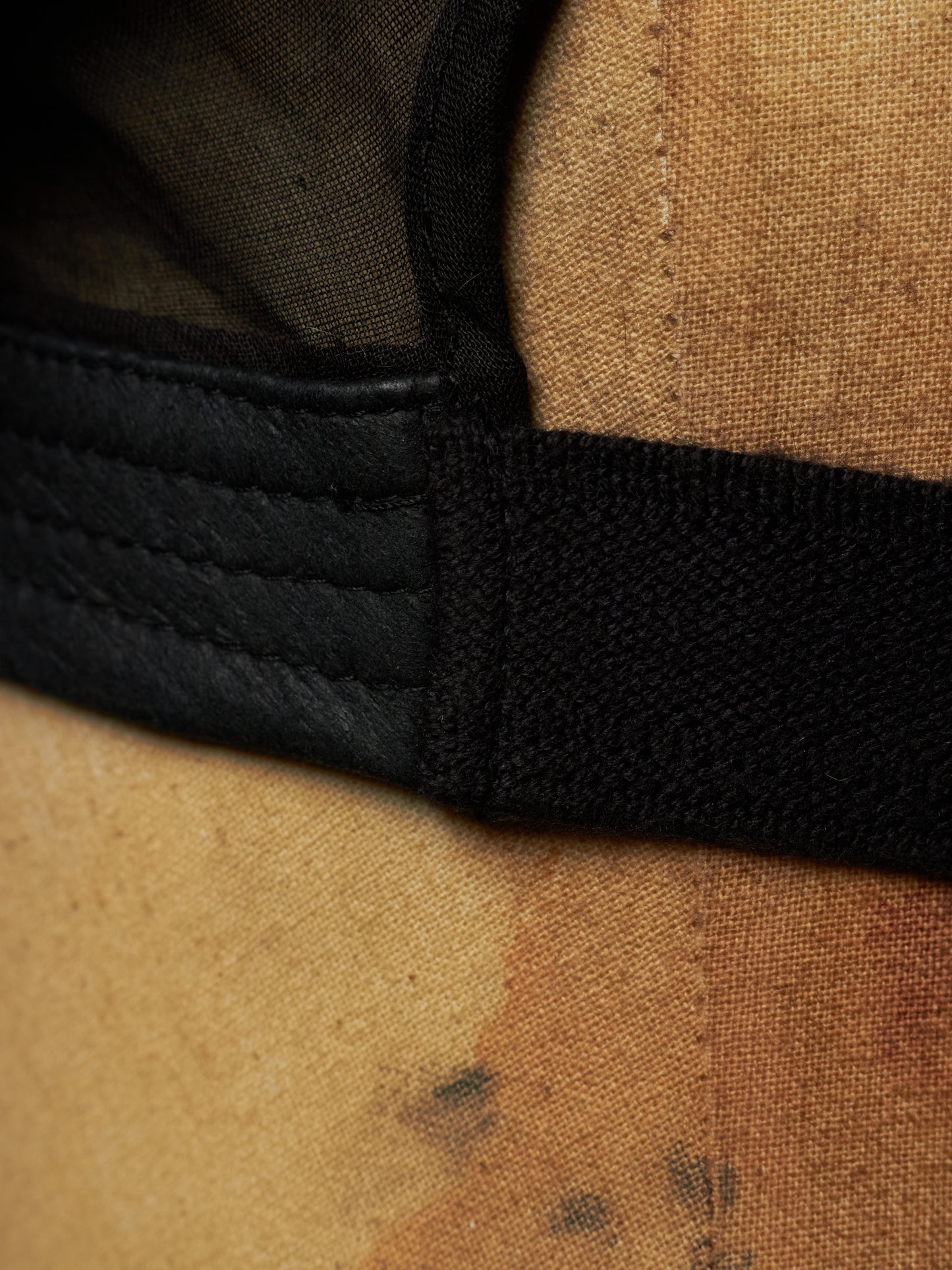 Rick Owens SS13 "ISLAND" Black Cotton Lamb Leather Nun Hat