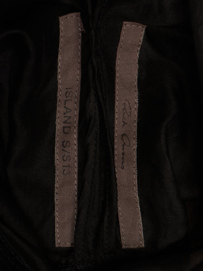 Rick Owens SS13 "ISLAND" Black Cotton Lamb Leather Nun Hat