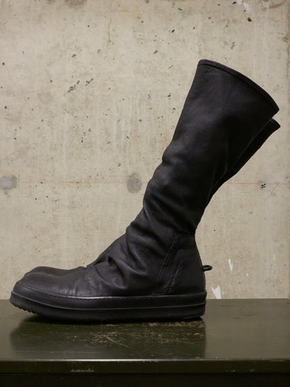 Rick Owens SS16 "CYCLOPS" Stretch Lamb Leather Sock Sneakers
