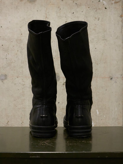 Rick Owens SS16 "CYCLOPS" Stretch Lamb Leather Sock Sneakers