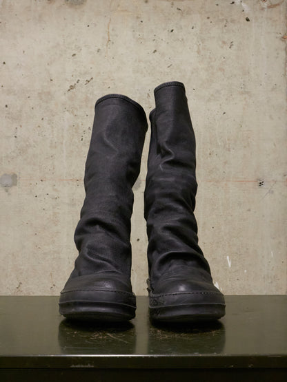 Rick Owens SS16 "CYCLOPS" Stretch Lamb Leather Sock Sneakers
