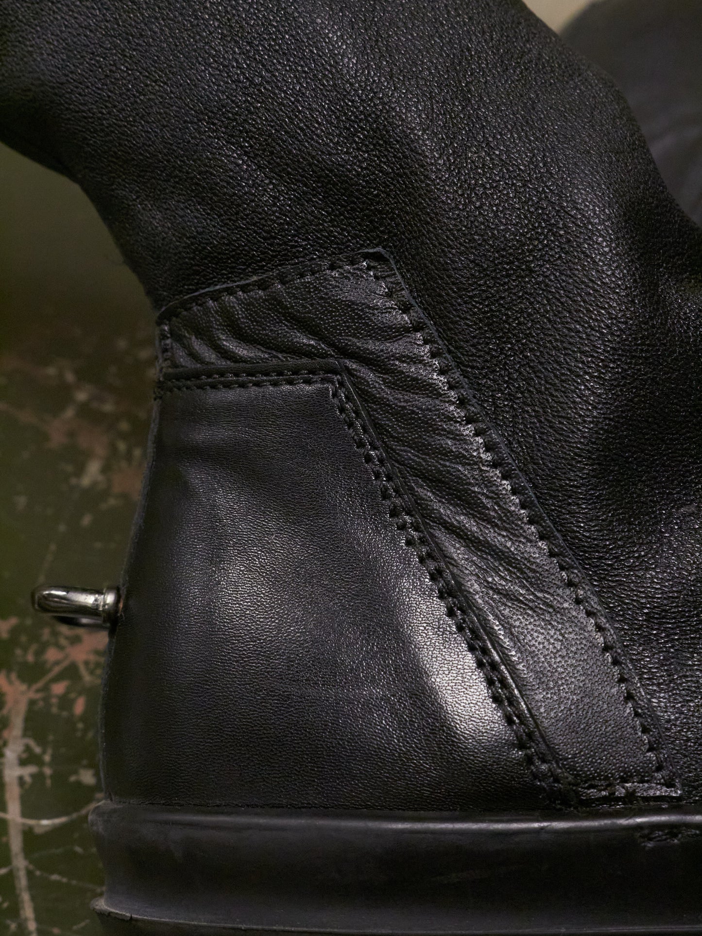 Rick Owens SS16 "CYCLOPS" Stretch Lamb Leather Sock Sneakers