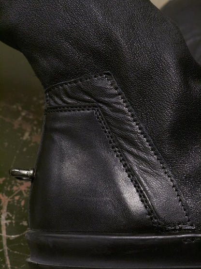 Rick Owens SS16 "CYCLOPS" Stretch Lamb Leather Sock Sneakers