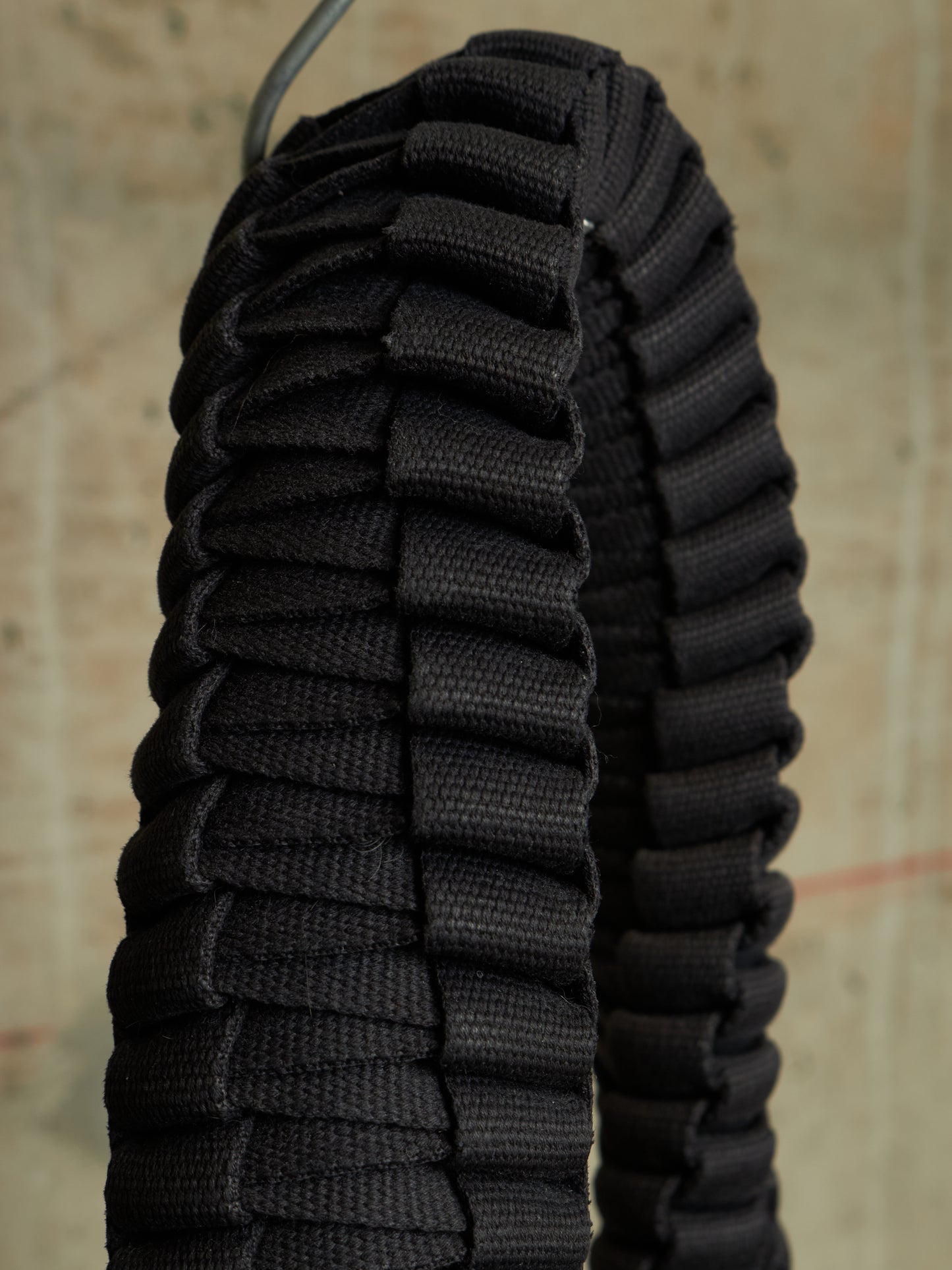 Rick Owens SS18 "DIRT" Black Calf Leather Braided Strap Tote Bag