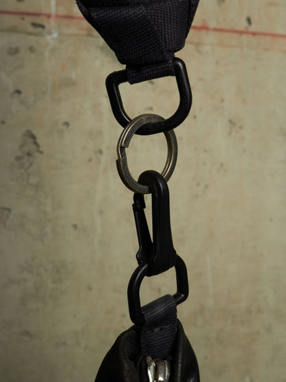 Rick Owens SS18 "DIRT" Black Calf Leather Braided Strap Tote Bag