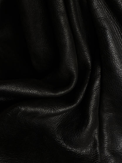 Rick Owens SS18 "DIRT" Black Calf Leather Braided Strap Tote Bag