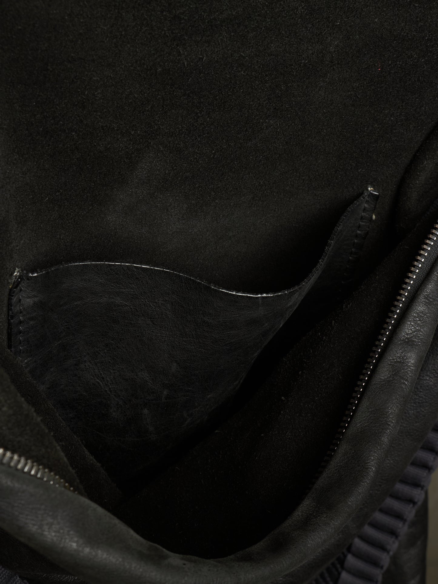 Rick Owens SS18 "DIRT" Black Calf Leather Braided Strap Tote Bag