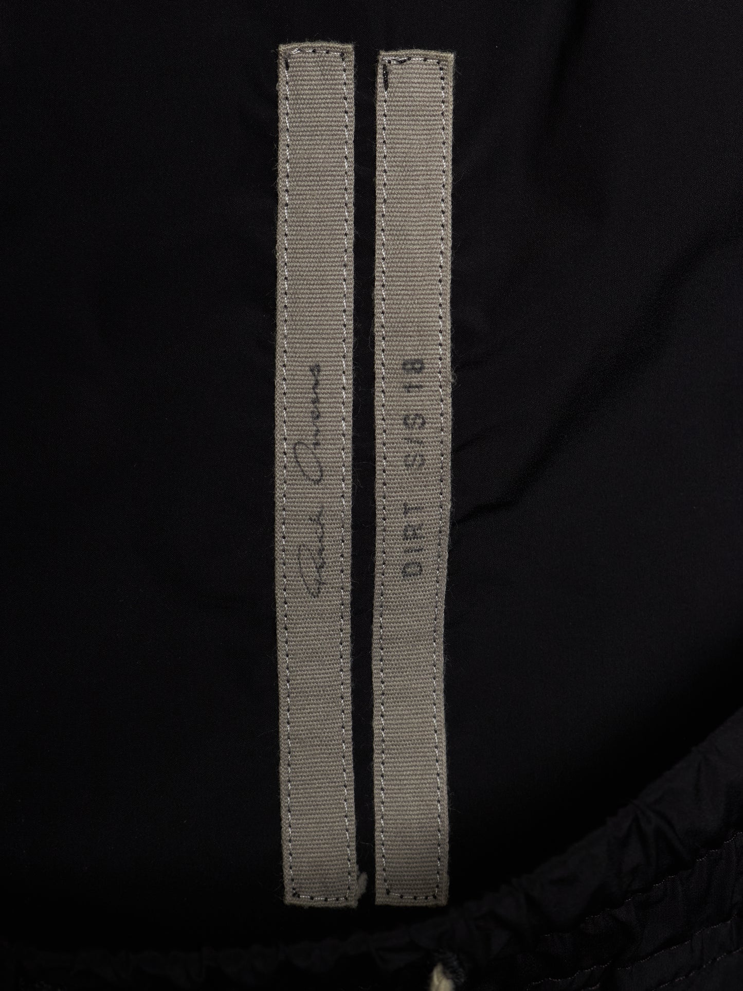 Rick Owens SS18 "DIRT" Black Nylon Drop-crotch Cropped Athletic Pod Shorts