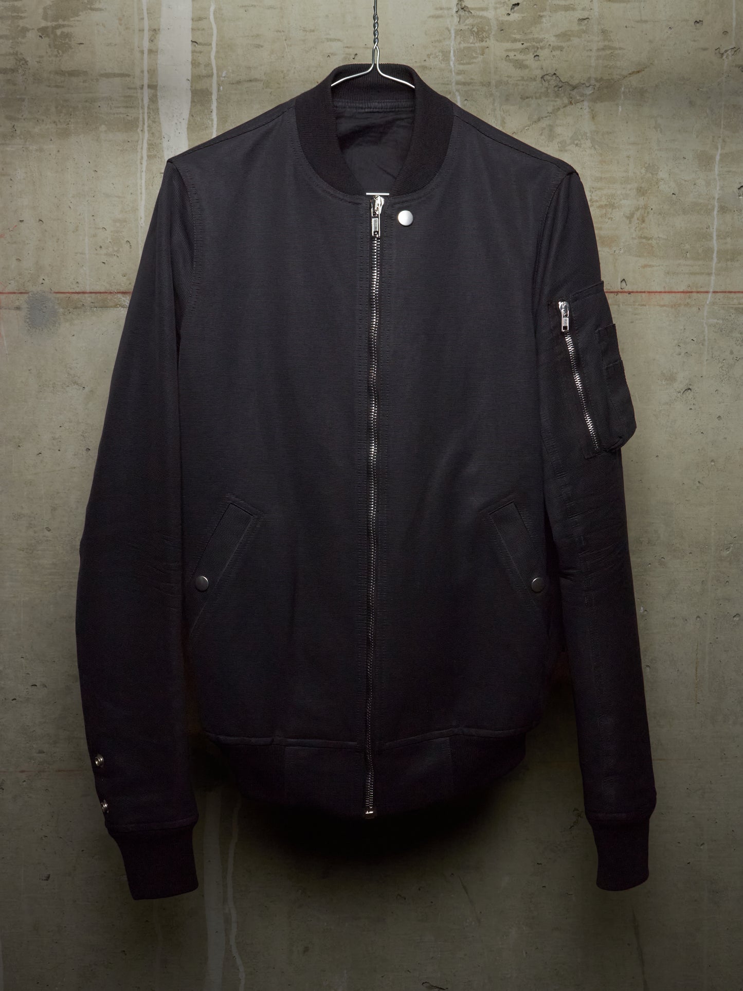 Rick Owens SS18 "DIRT" Cotton Viscose Twill MA-1 Bomber Jacket