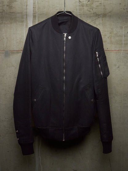 Rick Owens SS18 "DIRT" Cotton Viscose Twill MA-1 Bomber Jacket