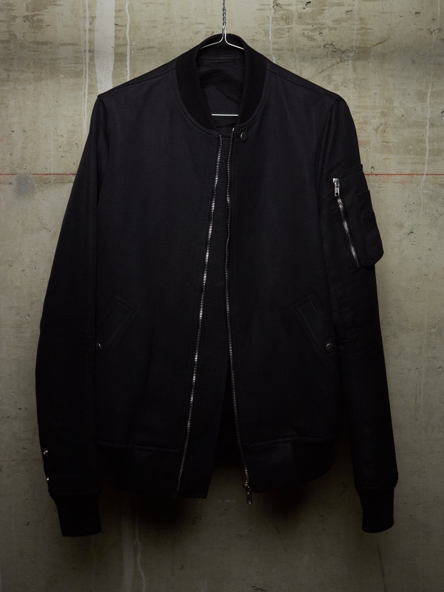 Rick Owens SS18 "DIRT" Cotton Viscose Twill MA-1 Bomber Jacket
