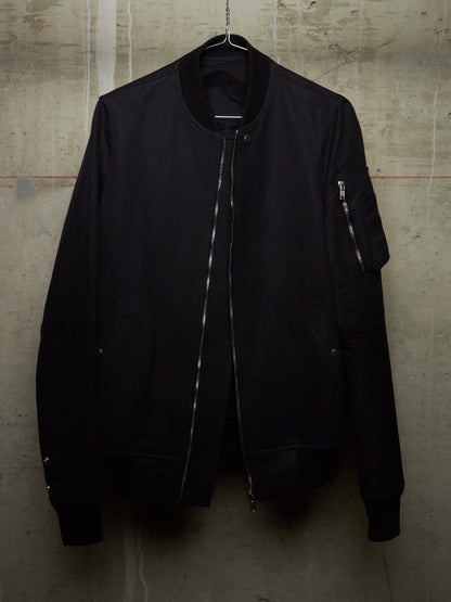 Rick Owens SS18 "DIRT" Cotton Viscose Twill MA-1 Bomber Jacket