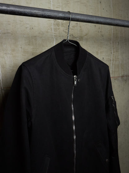 Rick Owens SS18 "DIRT" Cotton Viscose Twill MA-1 Bomber Jacket