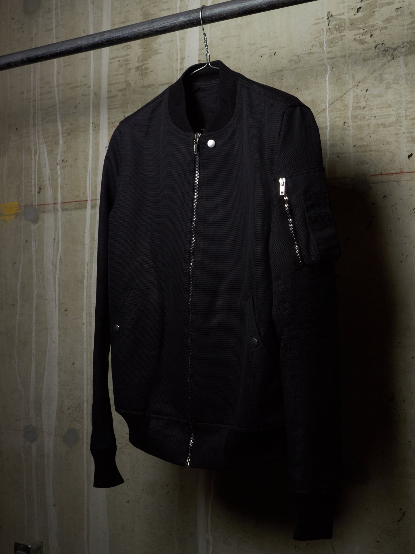 Rick Owens SS18 "DIRT" Cotton Viscose Twill MA-1 Bomber Jacket