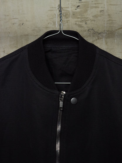 Rick Owens SS18 "DIRT" Cotton Viscose Twill MA-1 Bomber Jacket