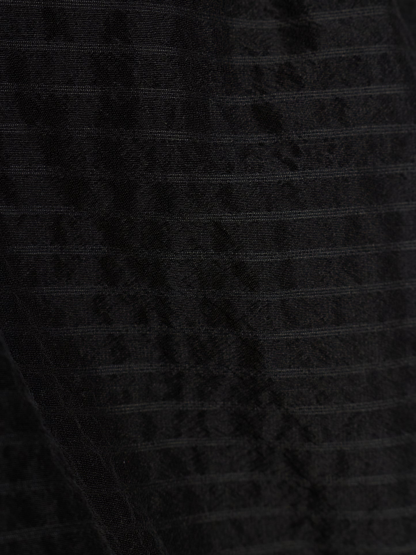 Rick Owens SS19 "BABEL" Striped Seersucker Drop-Crotch Carpis