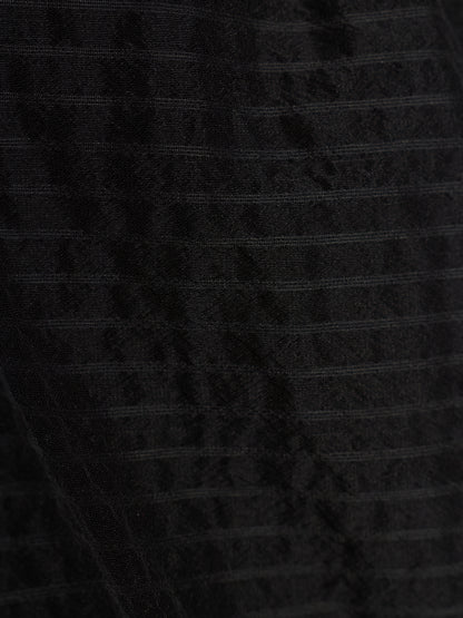 Rick Owens SS19 "BABEL" Striped Seersucker Drop-Crotch Carpis