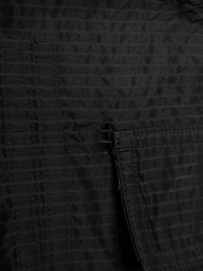 Rick Owens SS19 "BABEL" Striped Seersucker Drop-Crotch Carpis