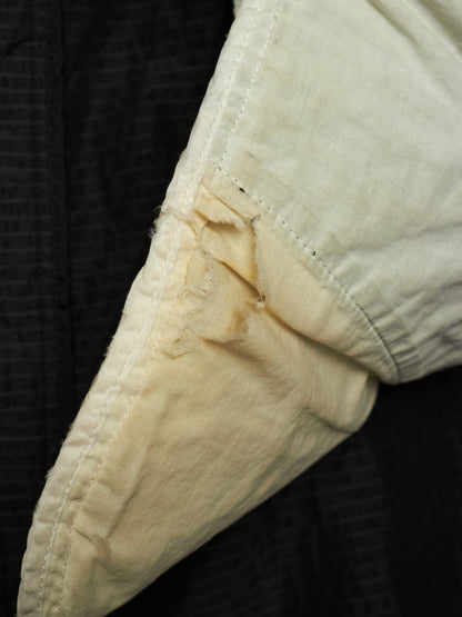 Rick Owens SS19 "BABEL" Striped Seersucker Drop-Crotch Carpis