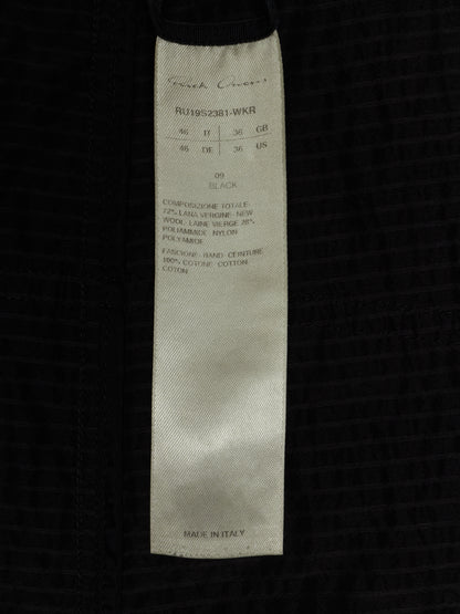 Rick Owens SS19 "BABEL" Striped Seersucker Drop-Crotch Carpis