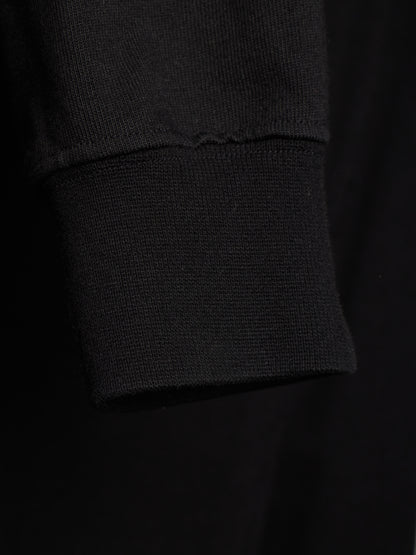 Rick Owens SS24 "LIDO" Mollino Asymmetric Zip-Up Cotton Jersey Sweater