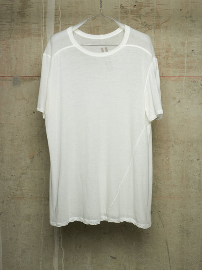 Rick Owens SS25 "HOLLYWOOD" MILK Semi Sheer T-Shirt