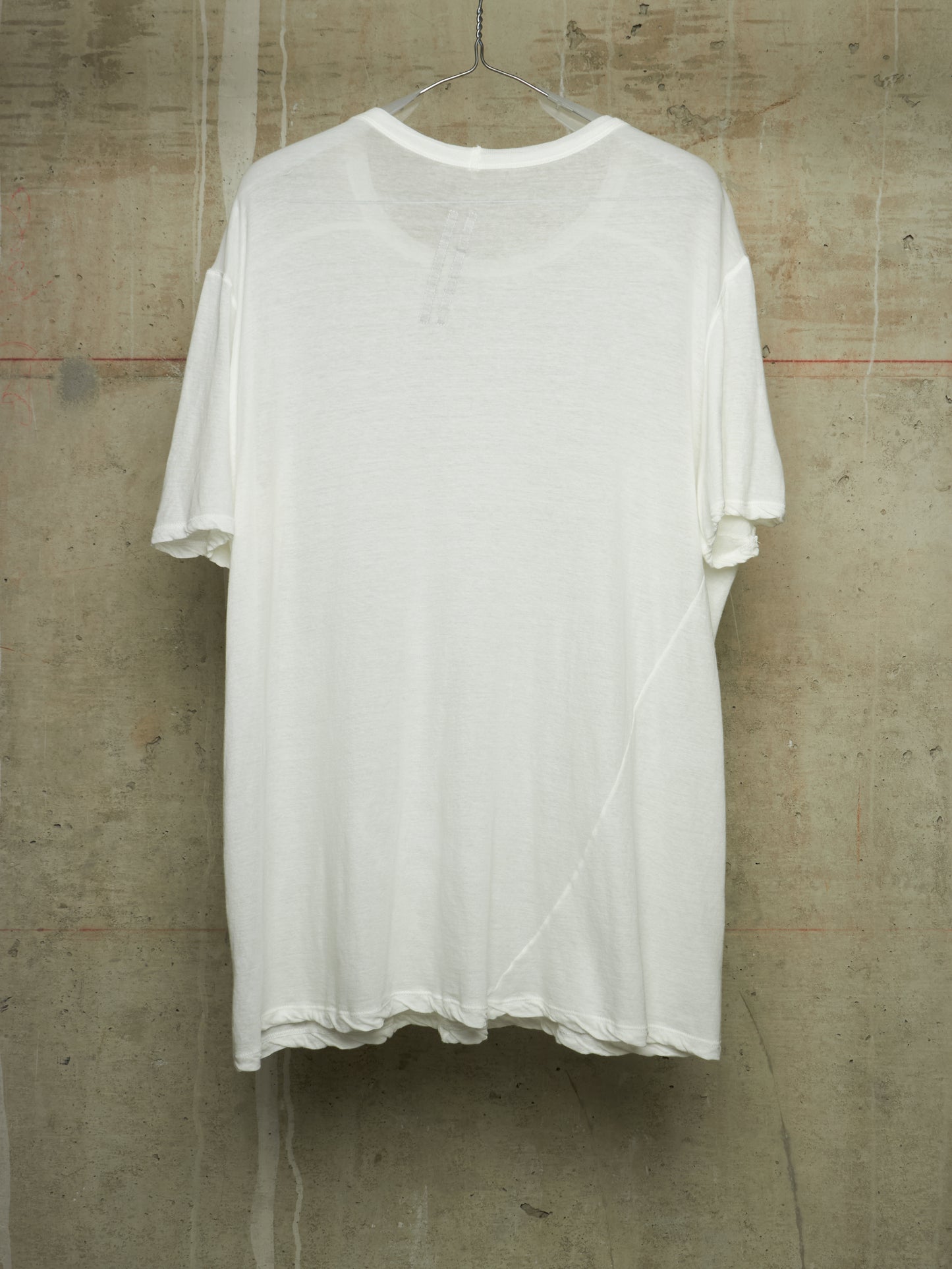 Rick Owens SS25 "HOLLYWOOD" MILK Semi Sheer T-Shirt