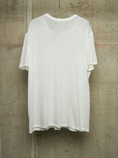 Rick Owens SS25 "HOLLYWOOD" MILK Semi Sheer T-Shirt