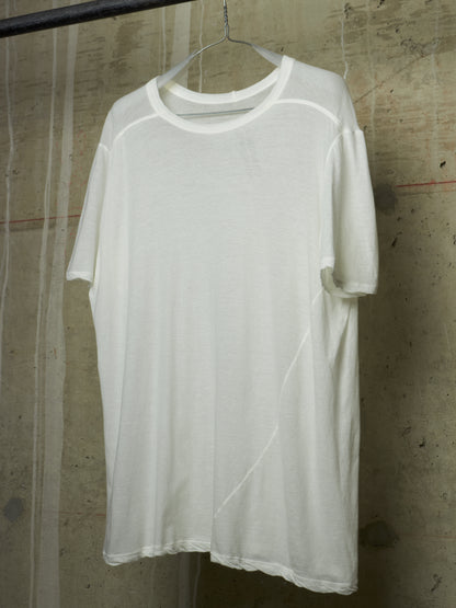 Rick Owens SS25 "HOLLYWOOD" MILK Semi Sheer T-Shirt