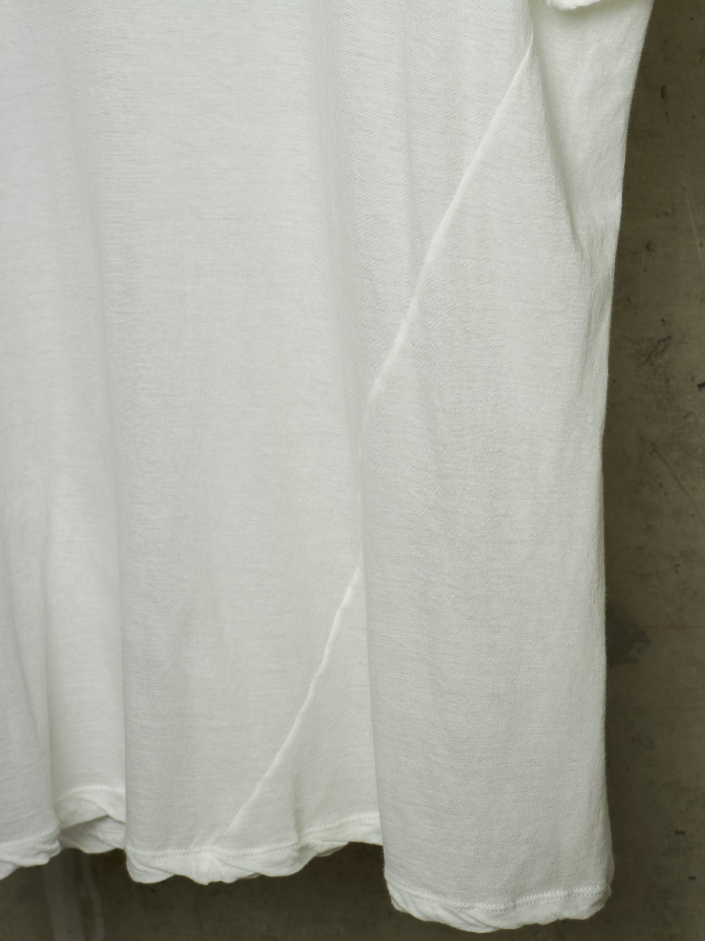 Rick Owens SS25 "HOLLYWOOD" MILK Semi Sheer T-Shirt