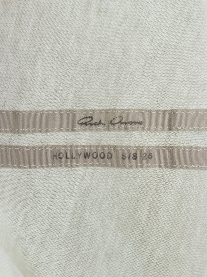 Rick Owens SS25 "HOLLYWOOD" MILK Semi Sheer T-Shirt