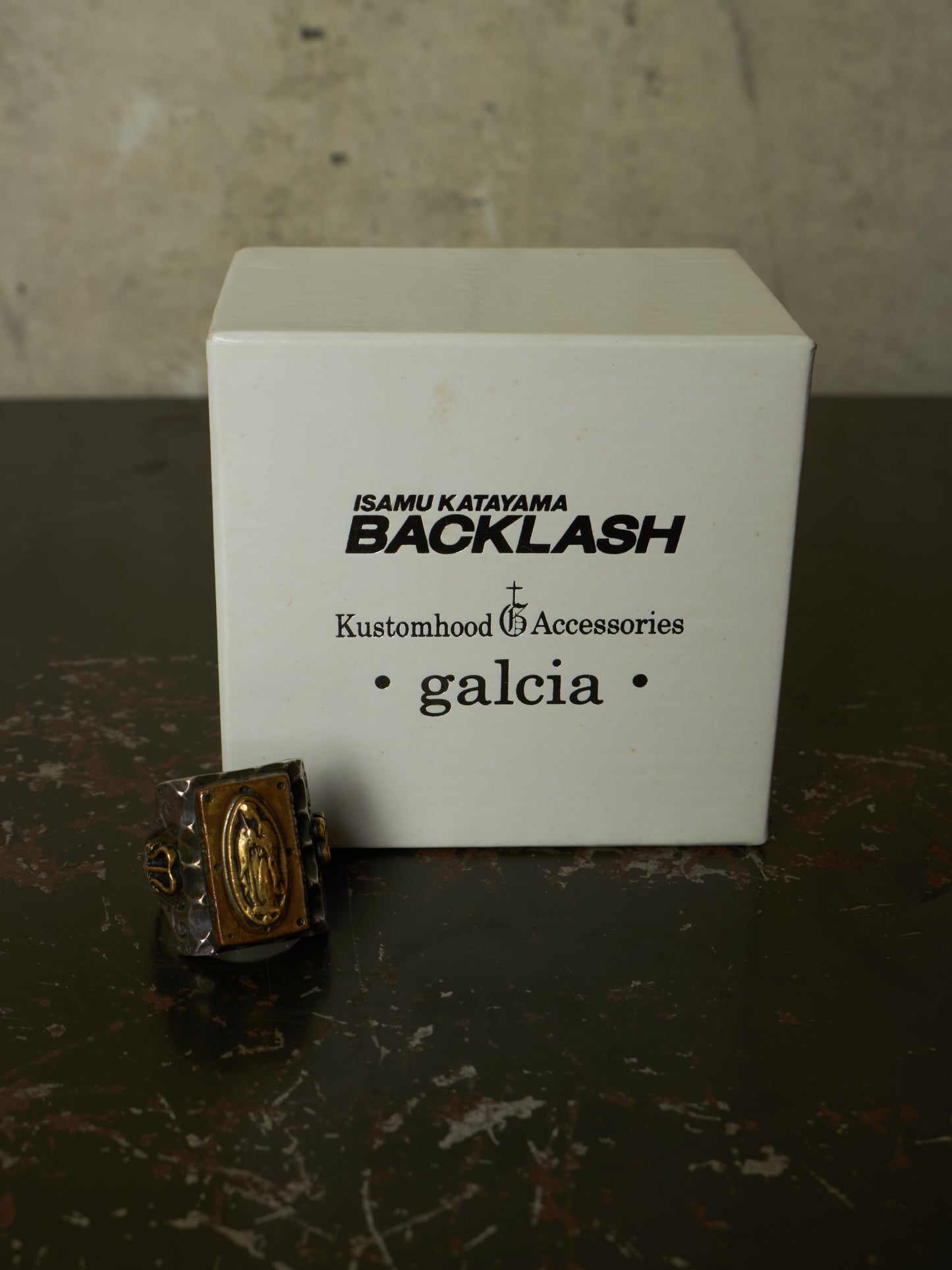 Isamu Katayama “BACKLASH” x galcia "Our Lady of Guadalupe" .925 Silver Ring