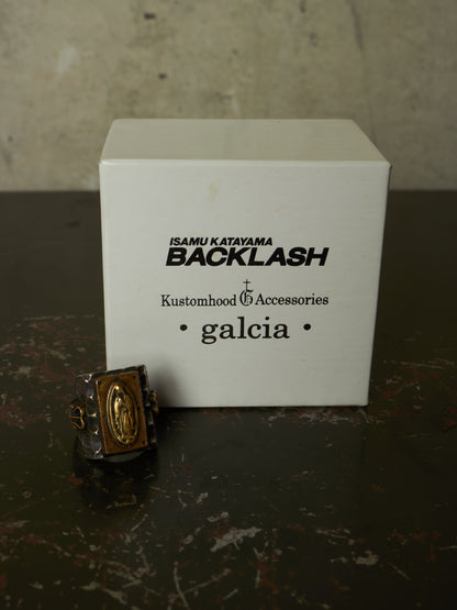 Isamu Katayama “BACKLASH” x galcia "Our Lady of Guadalupe" .925 Silver Ring