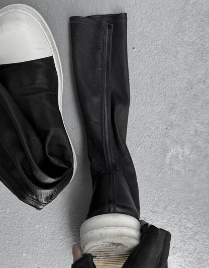 Rick Owens SS18 "DIRT" Lambskin Leather Sock Ramones