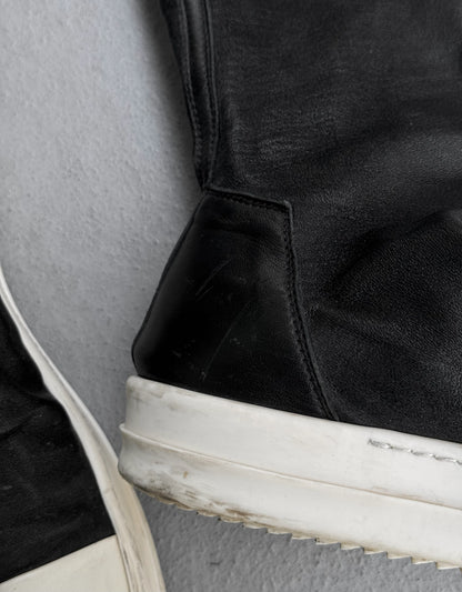Rick Owens SS18 "DIRT" Lambskin Leather Sock Ramones