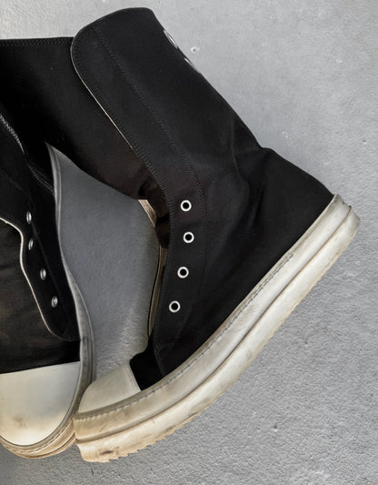 Rick Owens DRKSHDW SS24 "LIDO" Laceless Ramones Boot Sneakers