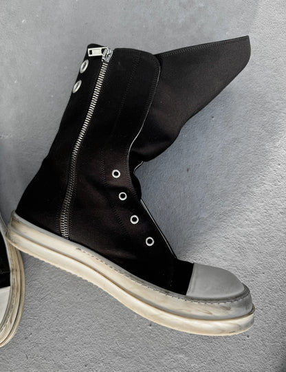 Rick Owens DRKSHDW SS24 "LIDO" Laceless Ramones Boot Sneakers