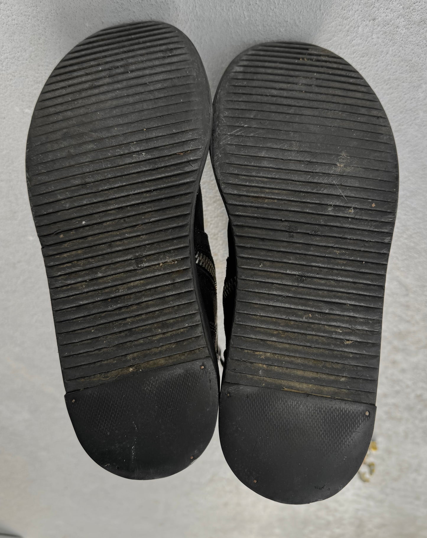 Rick Owens AW09 "CRUST" Side Zip Reverse Cow Leather Creeper Boots