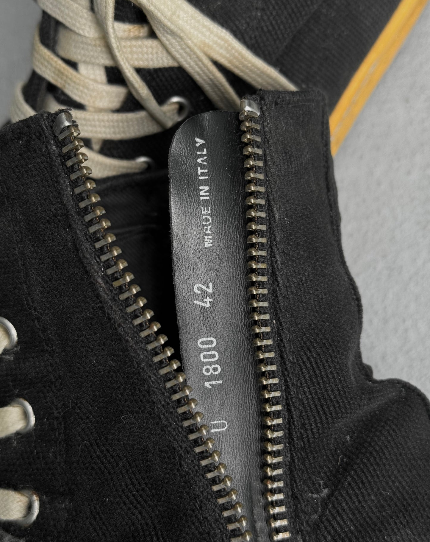 Rick Owens DRKSHDW SS12 "NASKA" Canvas Ramones Sneakers