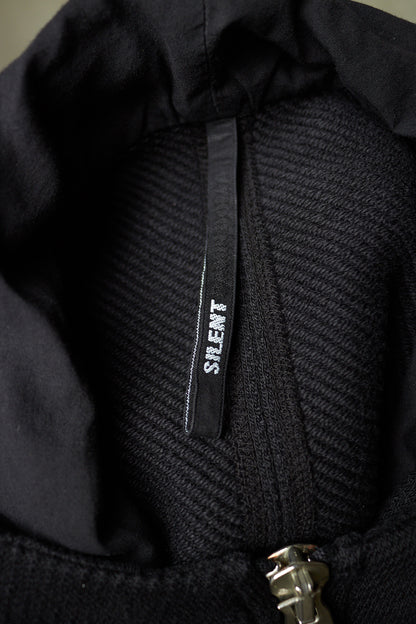 SILENT by DAMIR DOMA 2010s Hybrid Double Layered Hooded Blazer