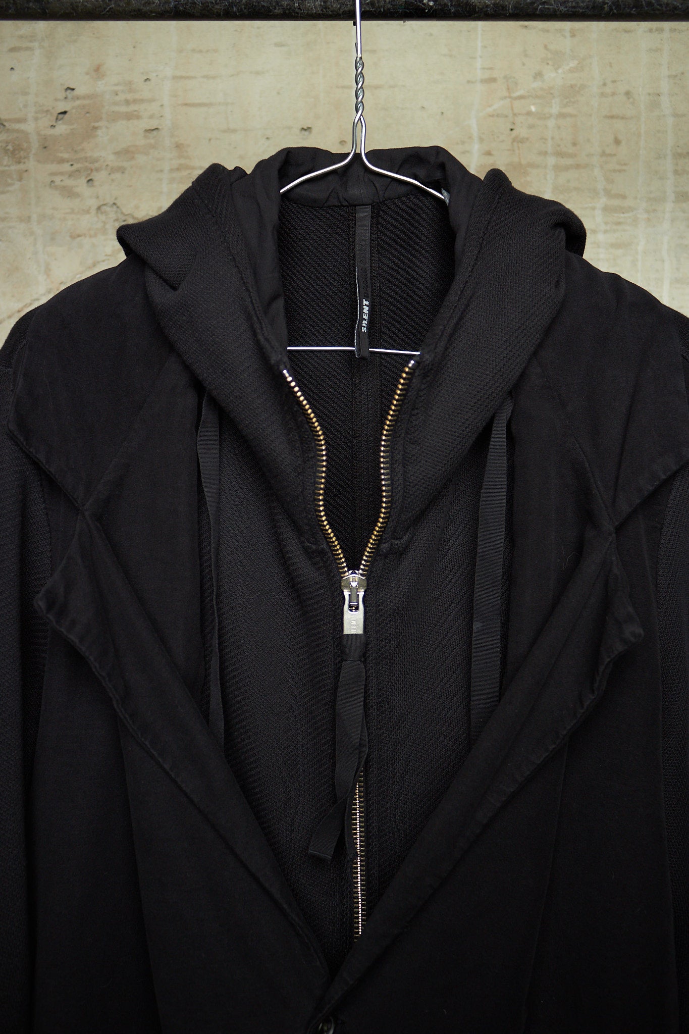 SILENT by DAMIR DOMA 2010s Hybrid Double Layered Hooded Blazer