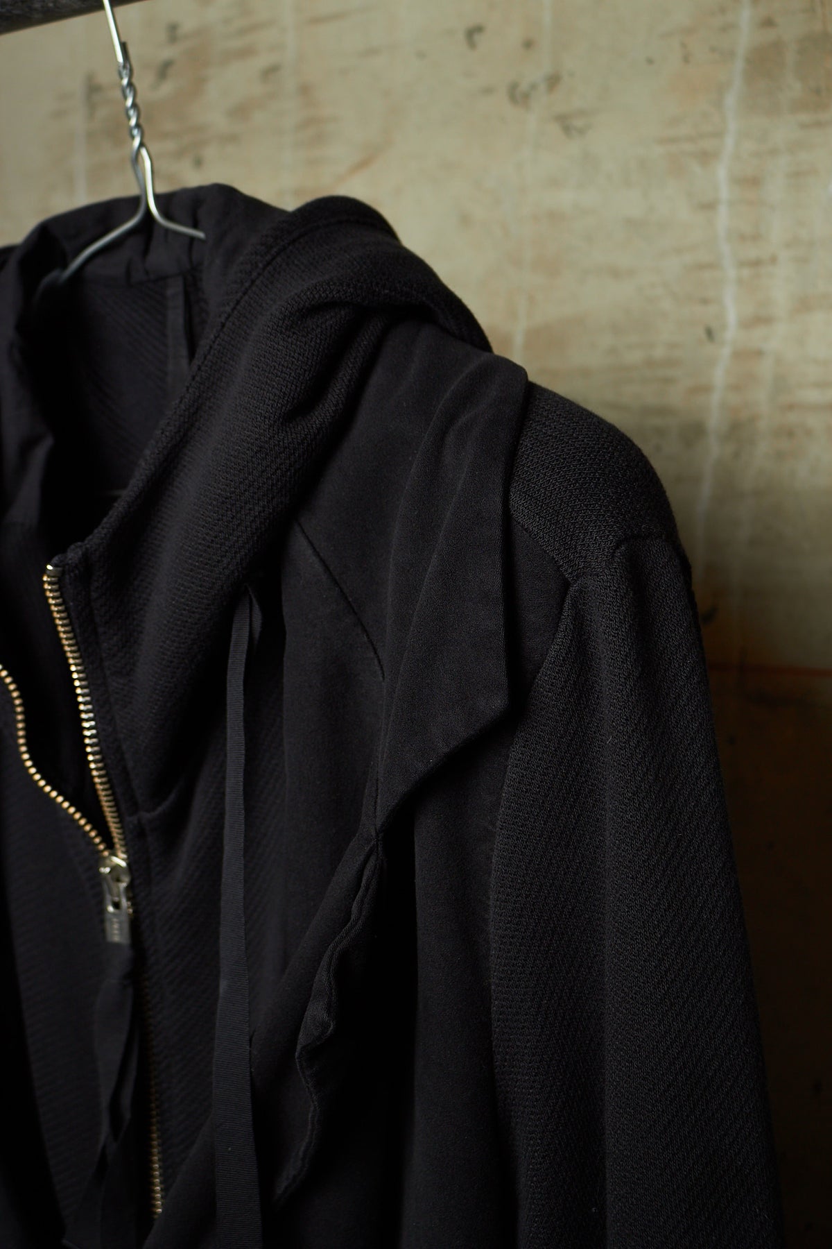 SILENT by DAMIR DOMA 2010s Hybrid Double Layered Hooded Blazer