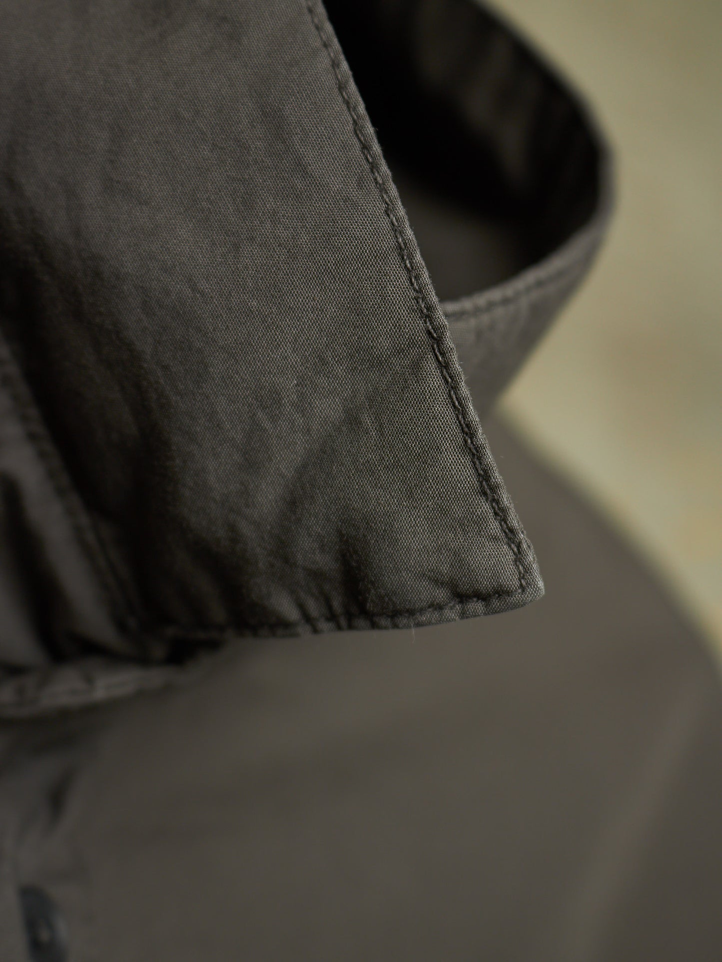 SILENT by DAMIR DOMA 2010s Olive Grey Classic Button-up Shirt