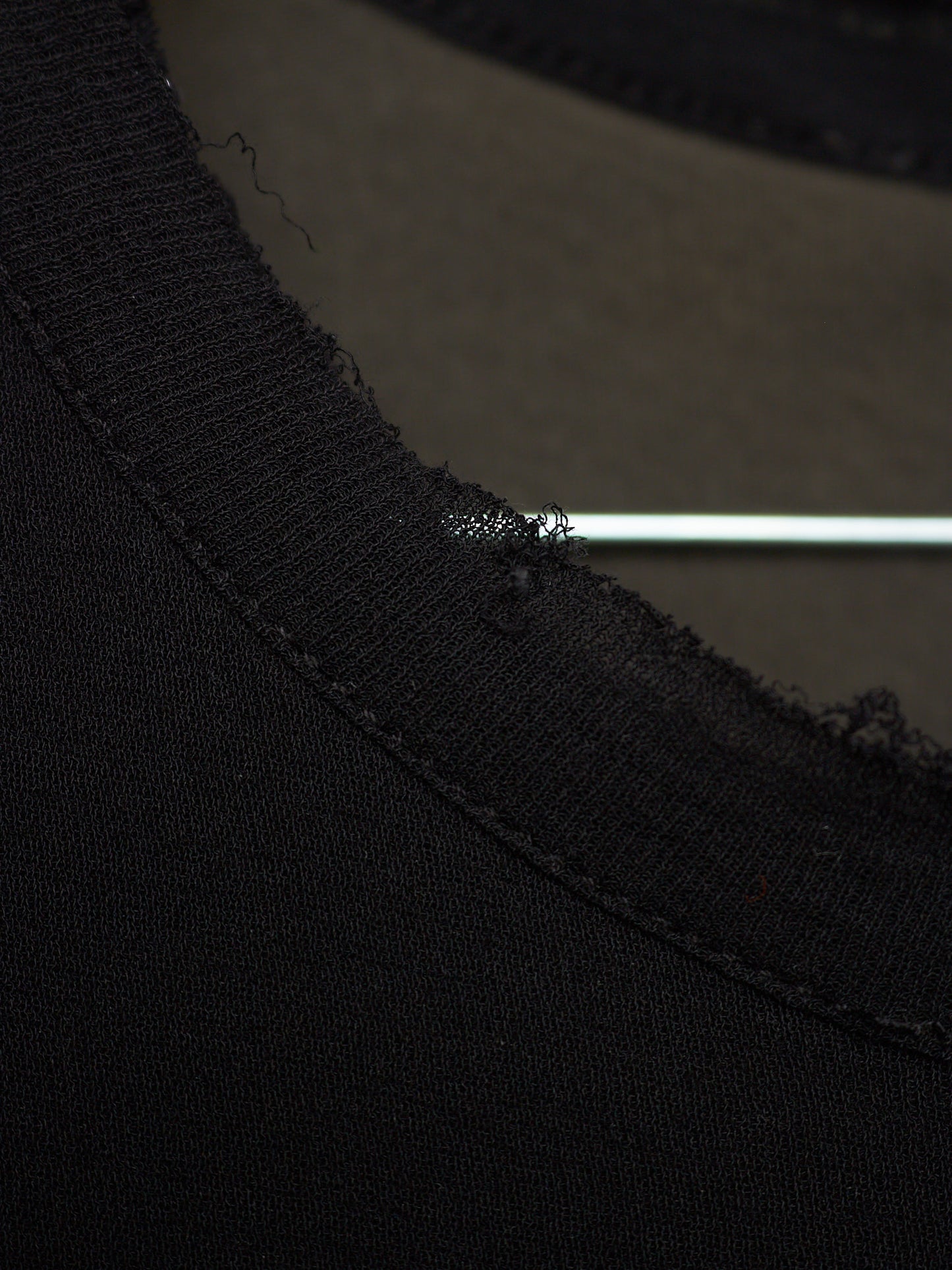 SILENT by DAMIR DOMA 2010s Overlock Double Layered Rib Knit T-shirt