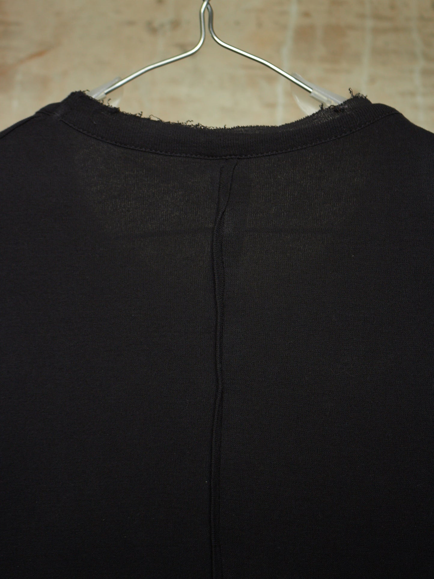 SILENT by DAMIR DOMA 2010s Overlock Double Layered Rib Knit T-shirt