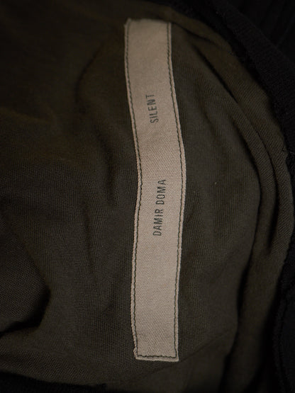 SILENT by DAMIR DOMA 2010s Overlock Double Layered Rib Knit T-shirt