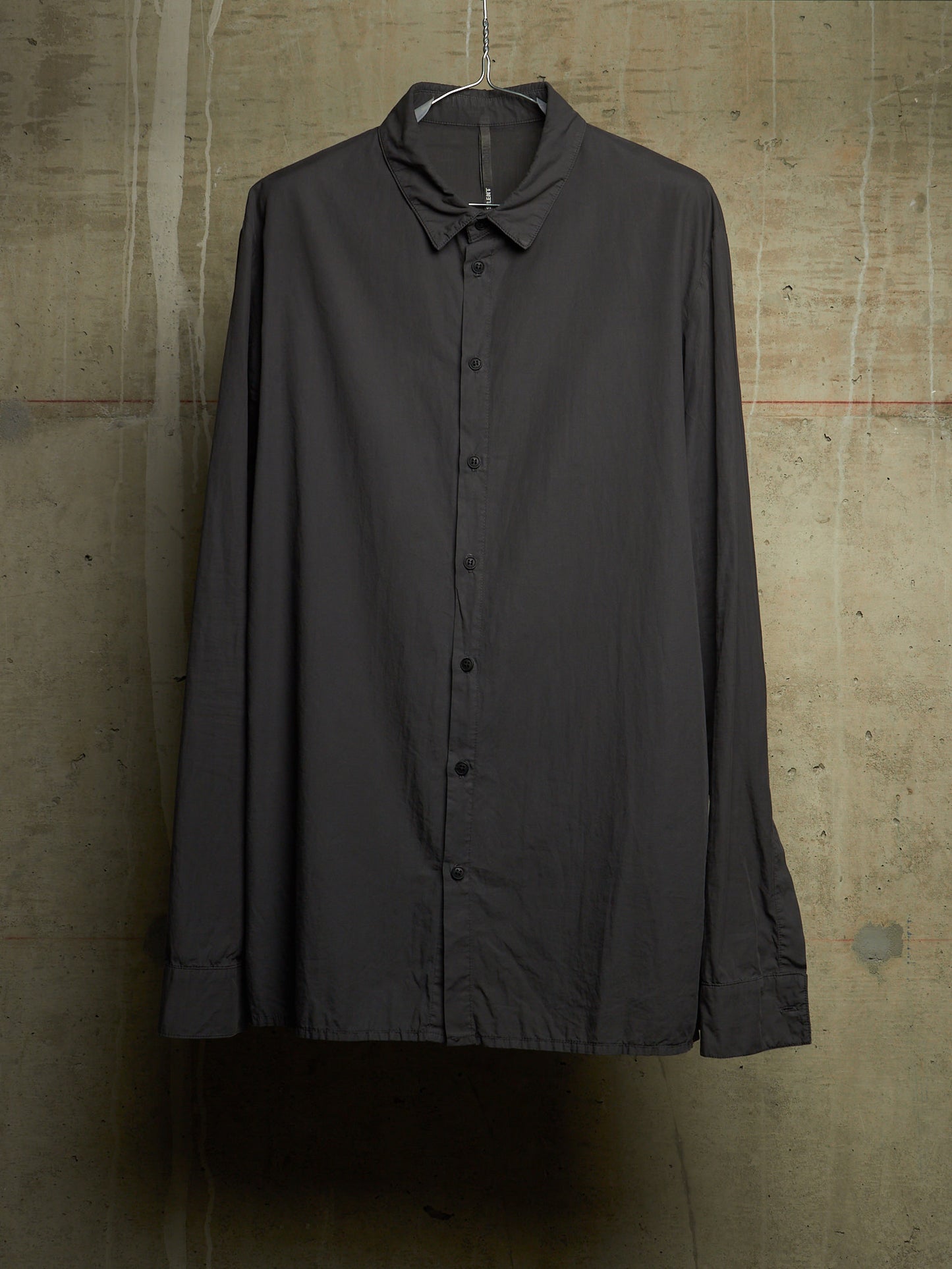 SILENT by DAMIR DOMA 2010s Dust Grey Classic Button-up Shirt